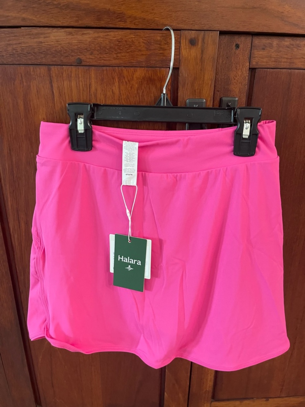 HALARA Hot Pink Active Skort with Built-in Shorts. NWT
